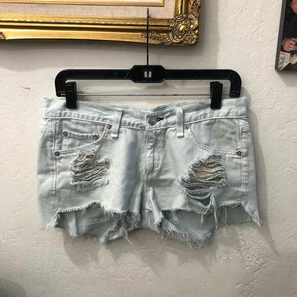 Rag & Bone Cut Off Jean Shorts - Picture 1 of 8